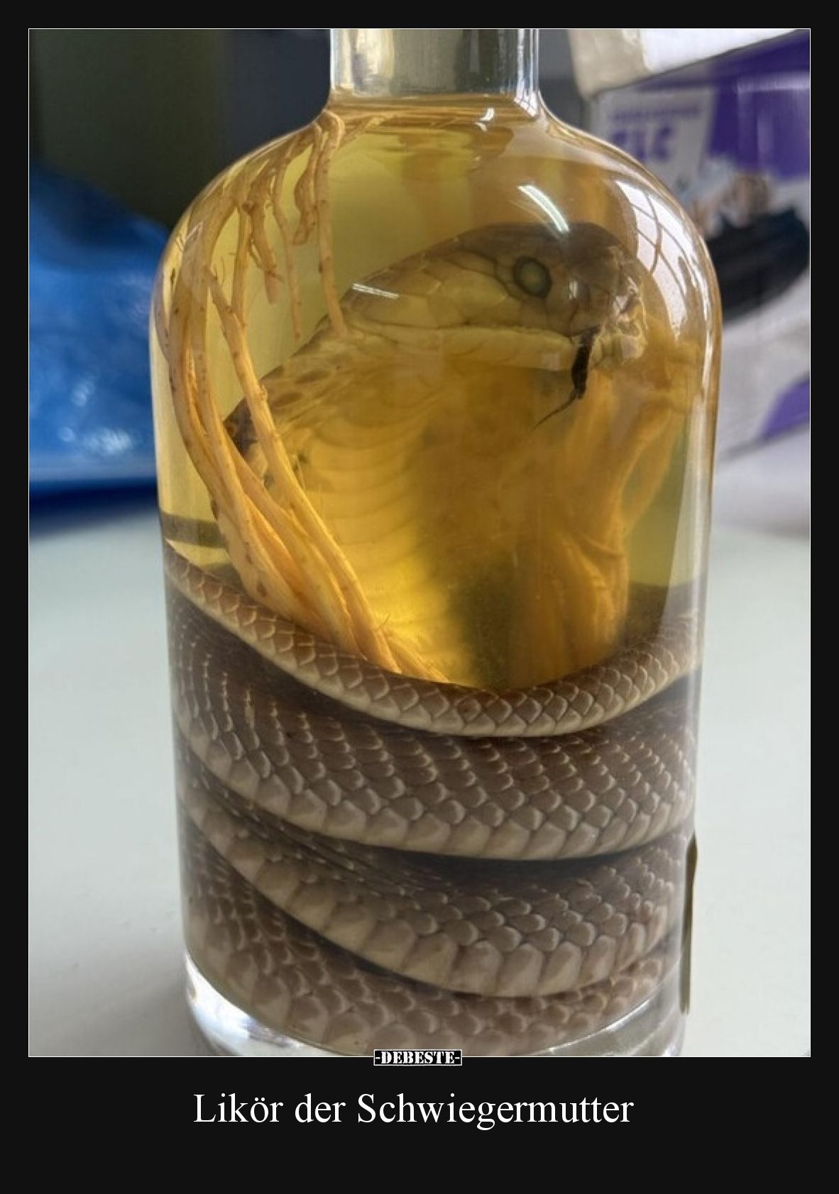 Likör der Schwiegermutter