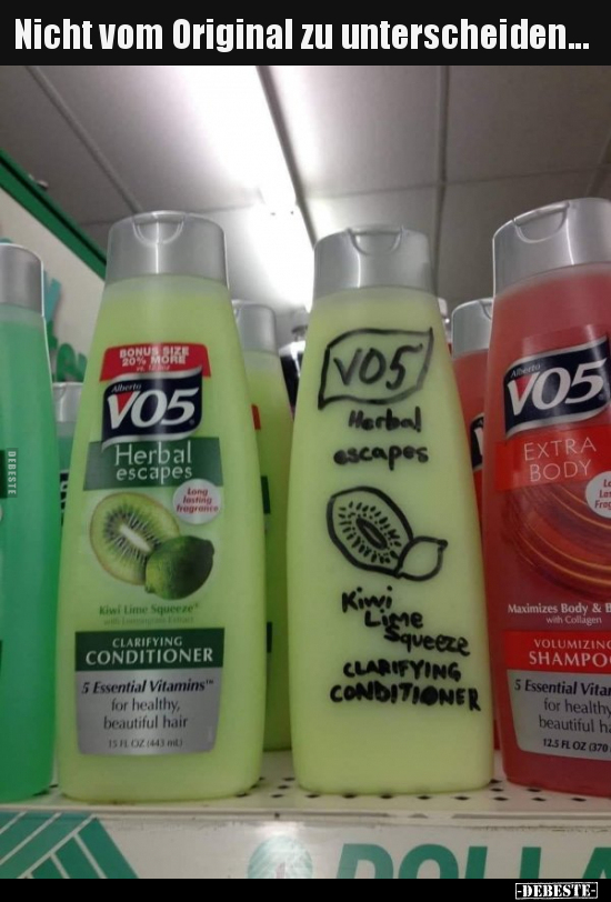 Nicht vom Original zu unterscheiden...
