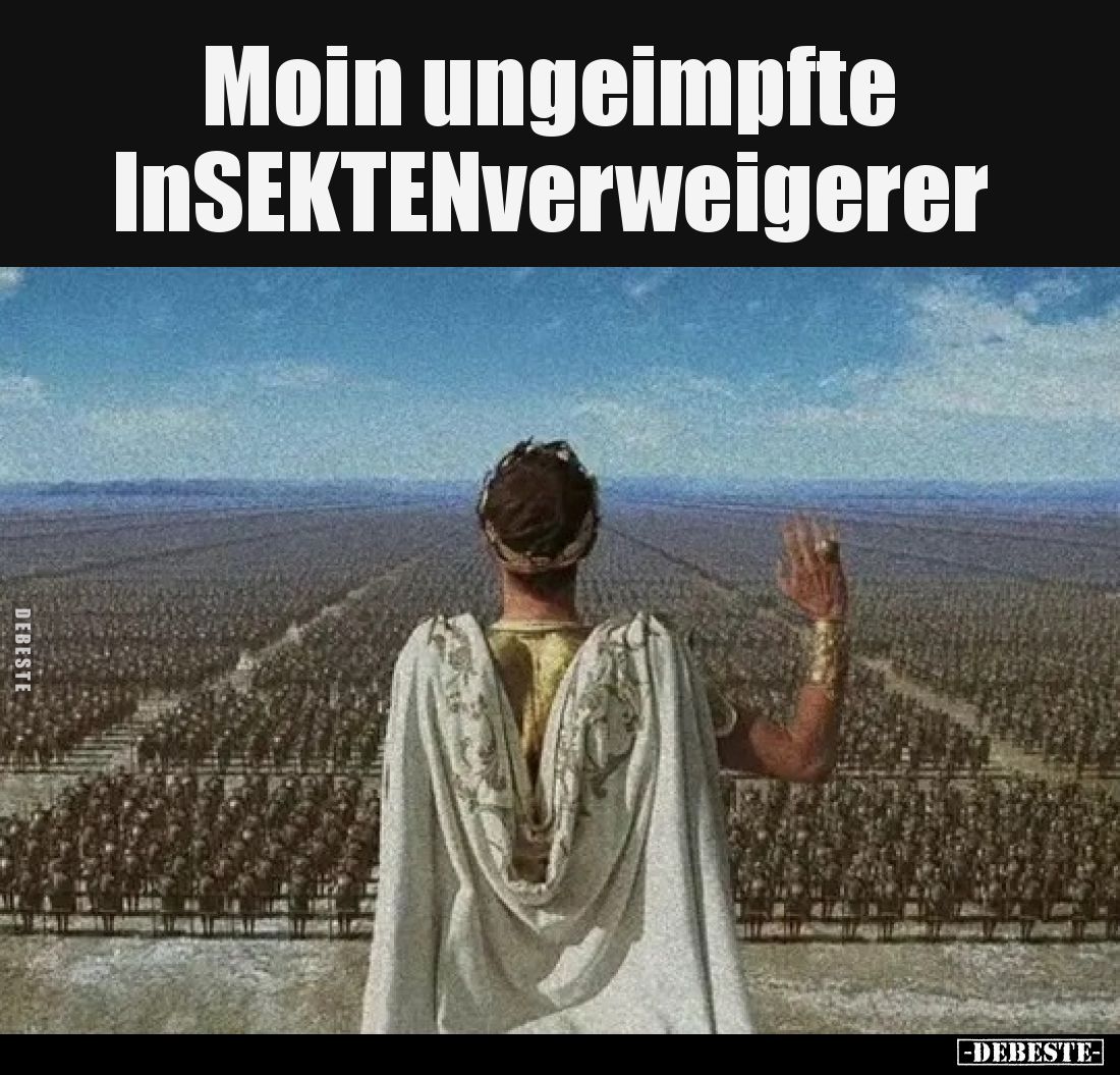 Moin ungeimpfte InSEKTENverweigerer