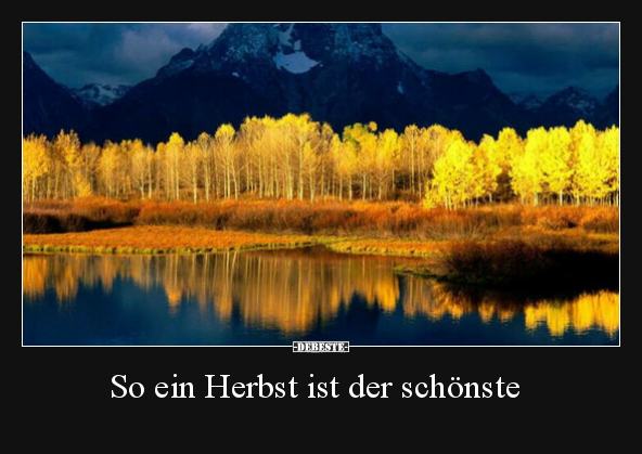 So ein Herbst ist der schönste.. - Lustige Bilder | DEBESTE.de