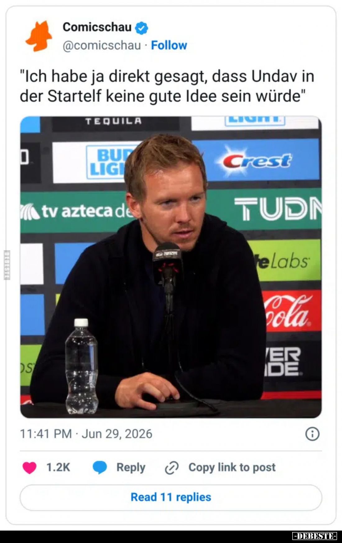 "Ich habe ja direkt gesagt, dass Undav in der Startelf keine gute Idee sein würde"