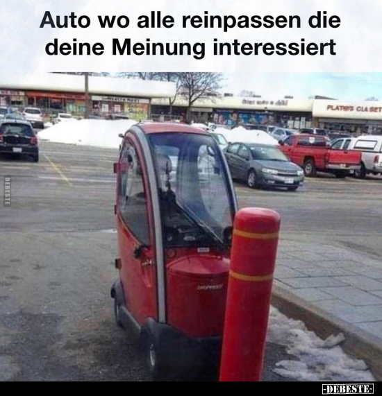 Auto wo alle reinpassen die deine Meinung interessiert.. - Lustige Bilder | DEBESTE.de