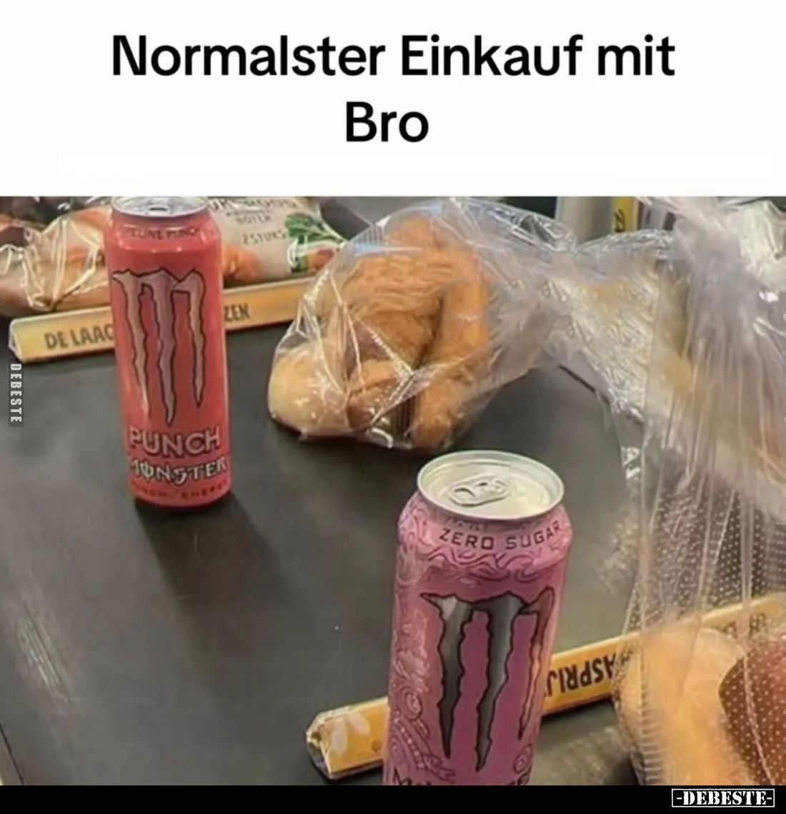 Normalster Einkauf mit Bro.