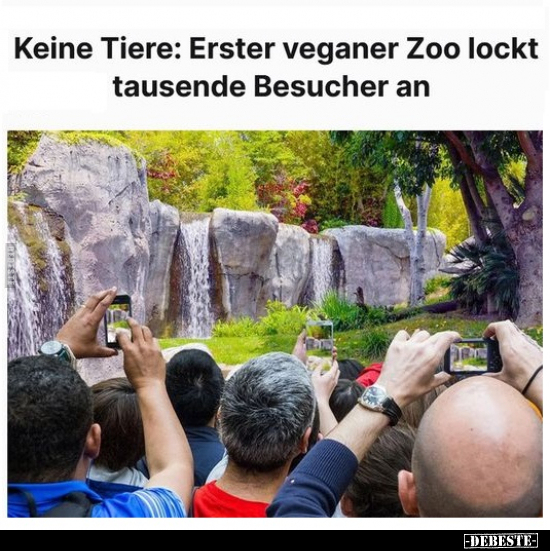 Keine Tiere: Erster veganer Zoo lockt tausende Besucher an.. - Lustige Bilder | DEBESTE.de