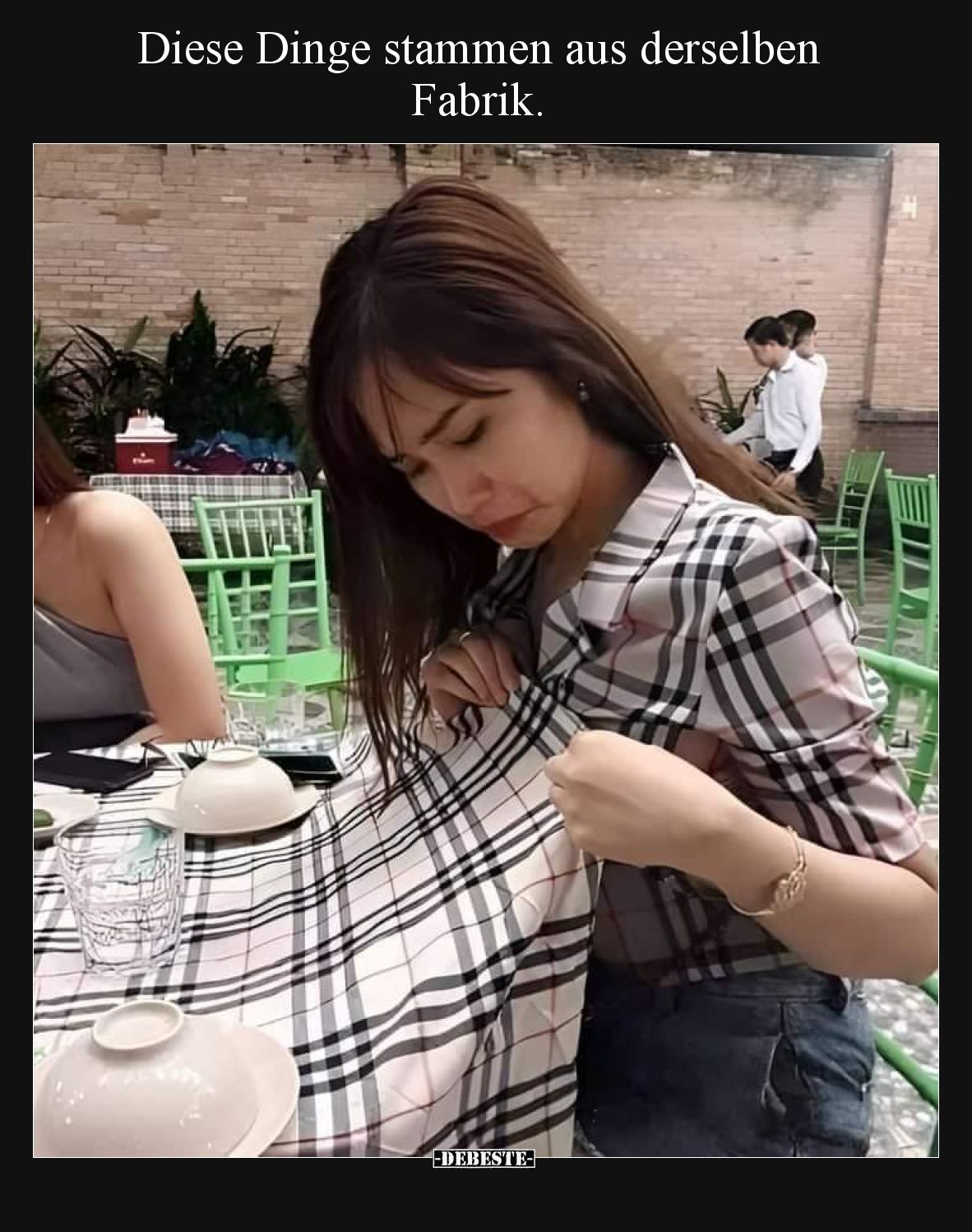 Diese Dinge stammen aus derselben Fabrik.