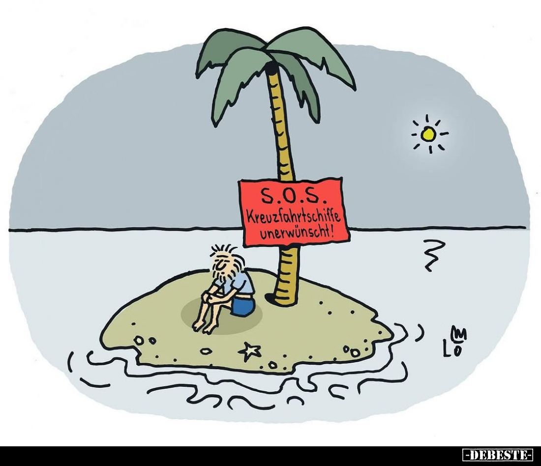 S.O.S.
Kreuzfahrtschiffe unerwünscht!