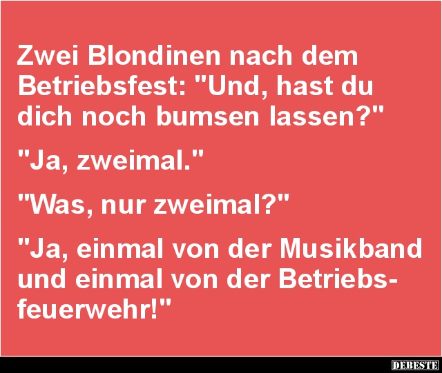 Zwei Blondinen nach dem Betriebsfest.. - Lustige Bilder | DEBESTE.de
