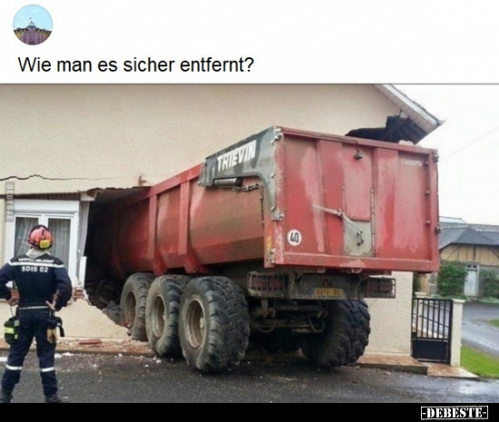 Wie man es sicher entfernt?