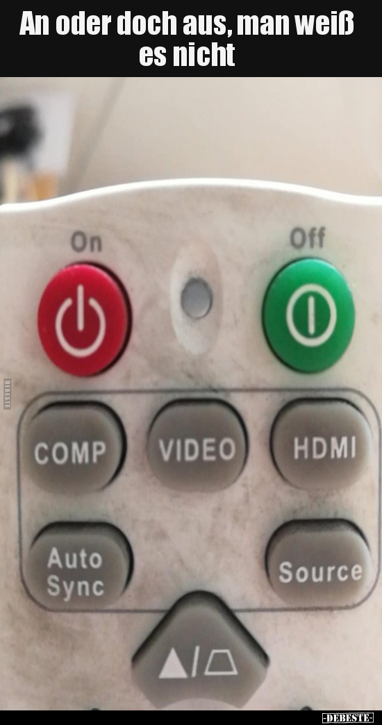 An oder doch aus, man weiß es nicht..