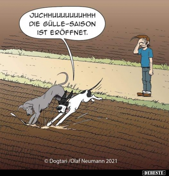 Juchhuuuuhh die Gülle-Saison ist eröffnet