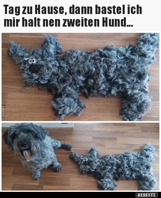 Tag zu Hause, dann bastel ich mir halt nen zweiten..