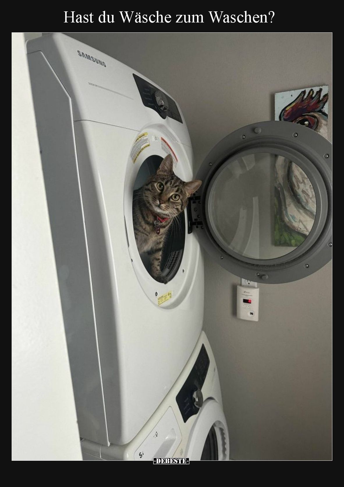 Hast du Wäsche zum Waschen?