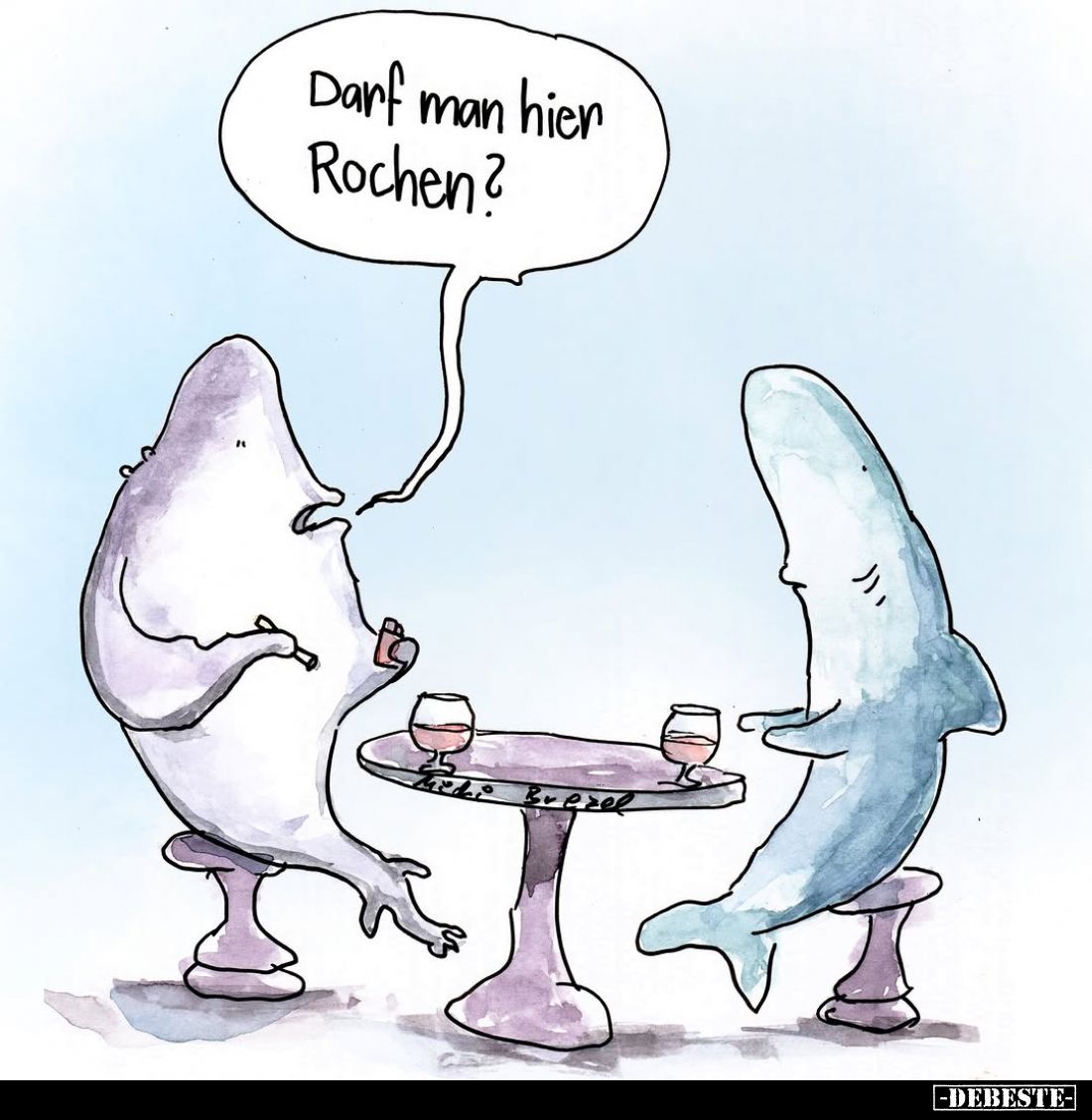 Darf man hier Rochen?