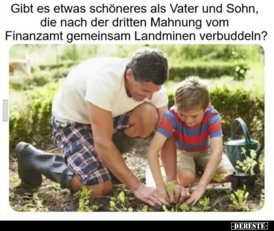 Gibt es etwas schöneres als Vater und Sohn, die nach der.. - Lustige Bilder | DEBESTE.de