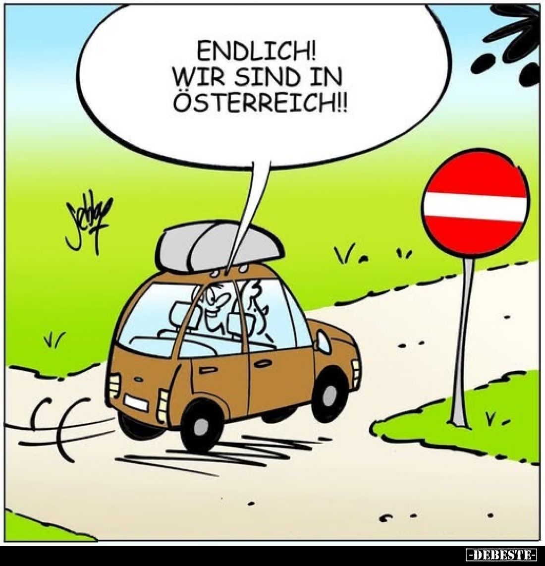 Endlich! Wir sind in Österreich!!.. - Lustige Bilder | DEBESTE.de