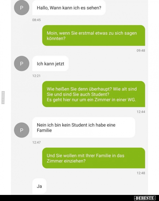 Hallo, Wann kann ich es sehen?..