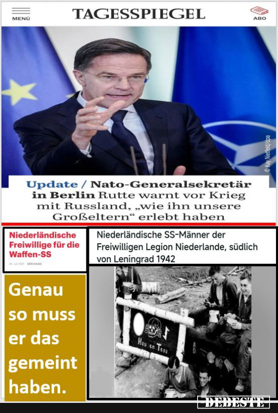 Rutte und seine Vorfahren - Lustige Bilder | DEBESTE.de
