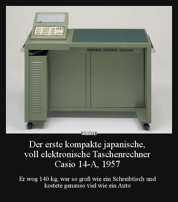 Der erste kompakte japanische, voll elektronische.. - Lustige Bilder | DEBESTE.de