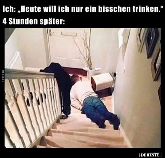 Ich: "Heute will ich nur ein bisschen trinken".. - Lustige Bilder | DEBESTE.de