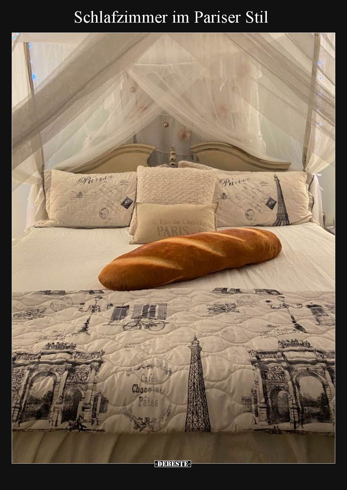 Schlafzimmer im Pariser Stil