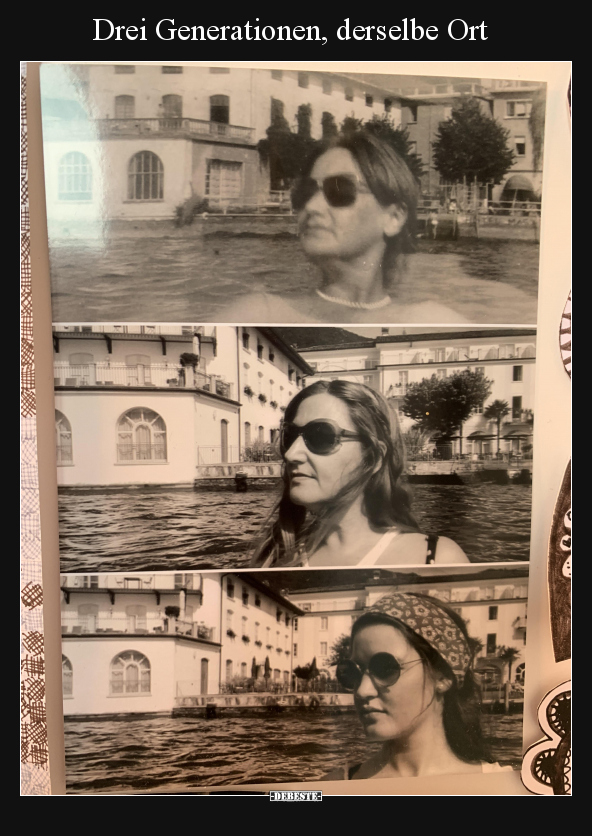 Drei Generationen, derselbe Ort