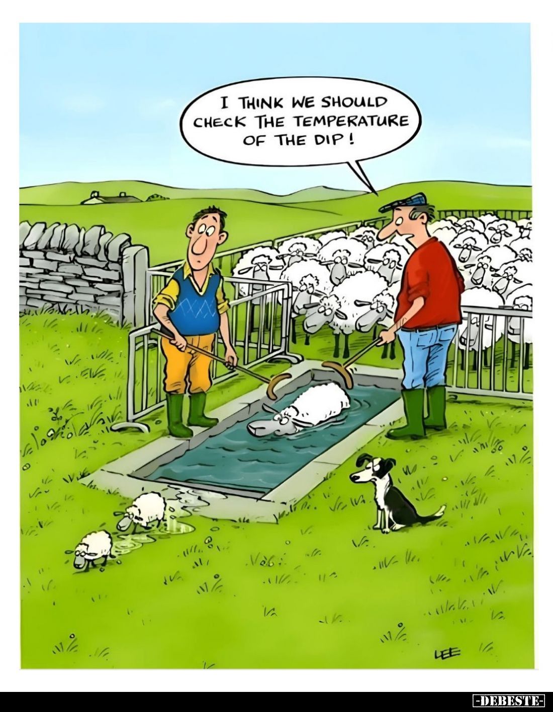 I think we should check the temperature of the dip!