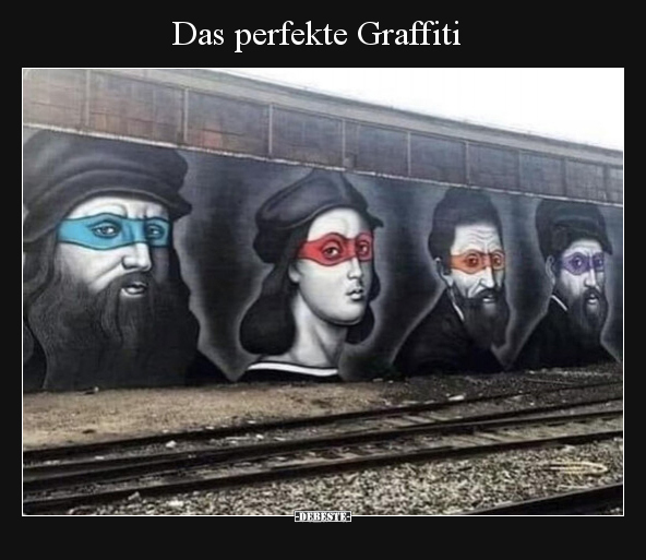Das perfekte Graffiti.. - Lustige Bilder | DEBESTE.de