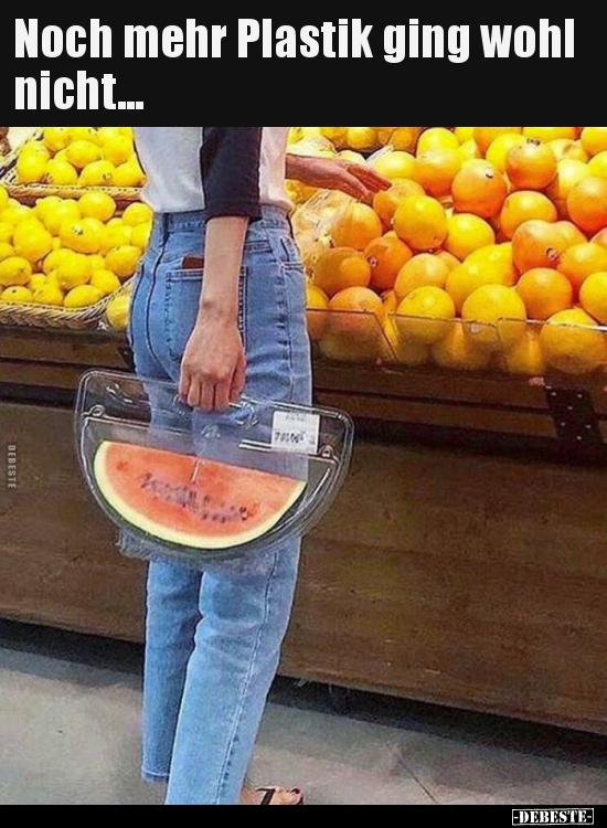 Noch mehr Plastik ging wohl nicht...