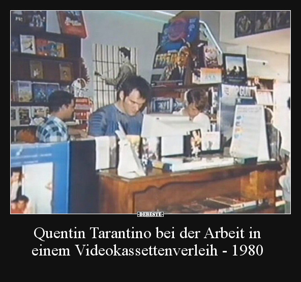 Quentin Tarantino bei der Arbeit in einem.. - Lustige Bilder | DEBESTE.de