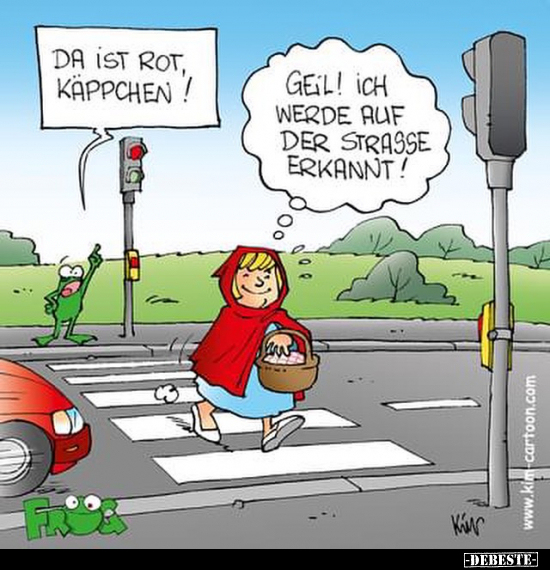 Da ist rot, Käppchen!.. - Lustige Bilder | DEBESTE.de