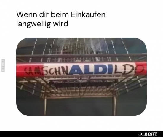 Wenn, Beim Einkaufen, Einkaufen, Langweilig