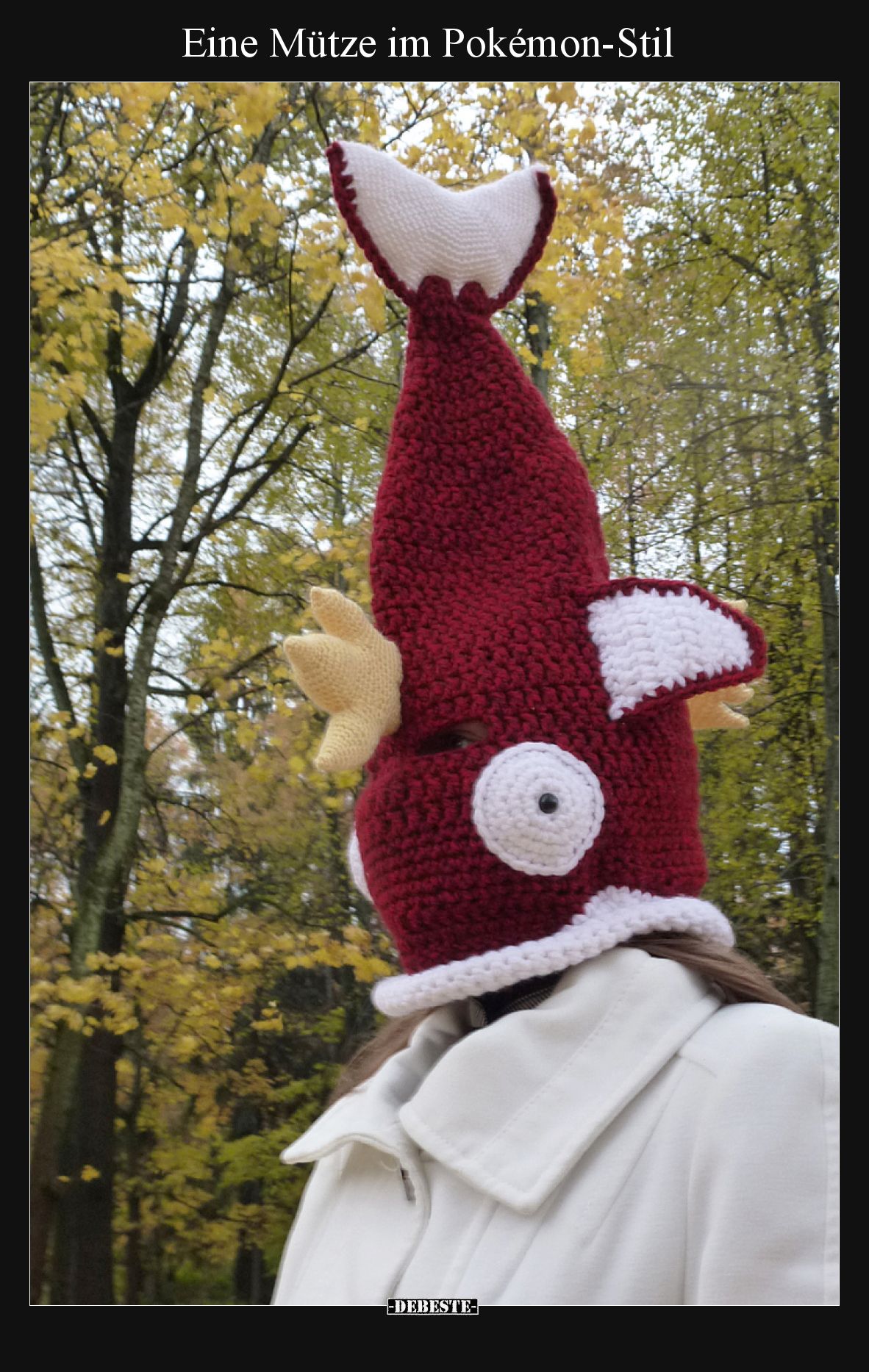 Eine Mütze im Pokémon-Stil