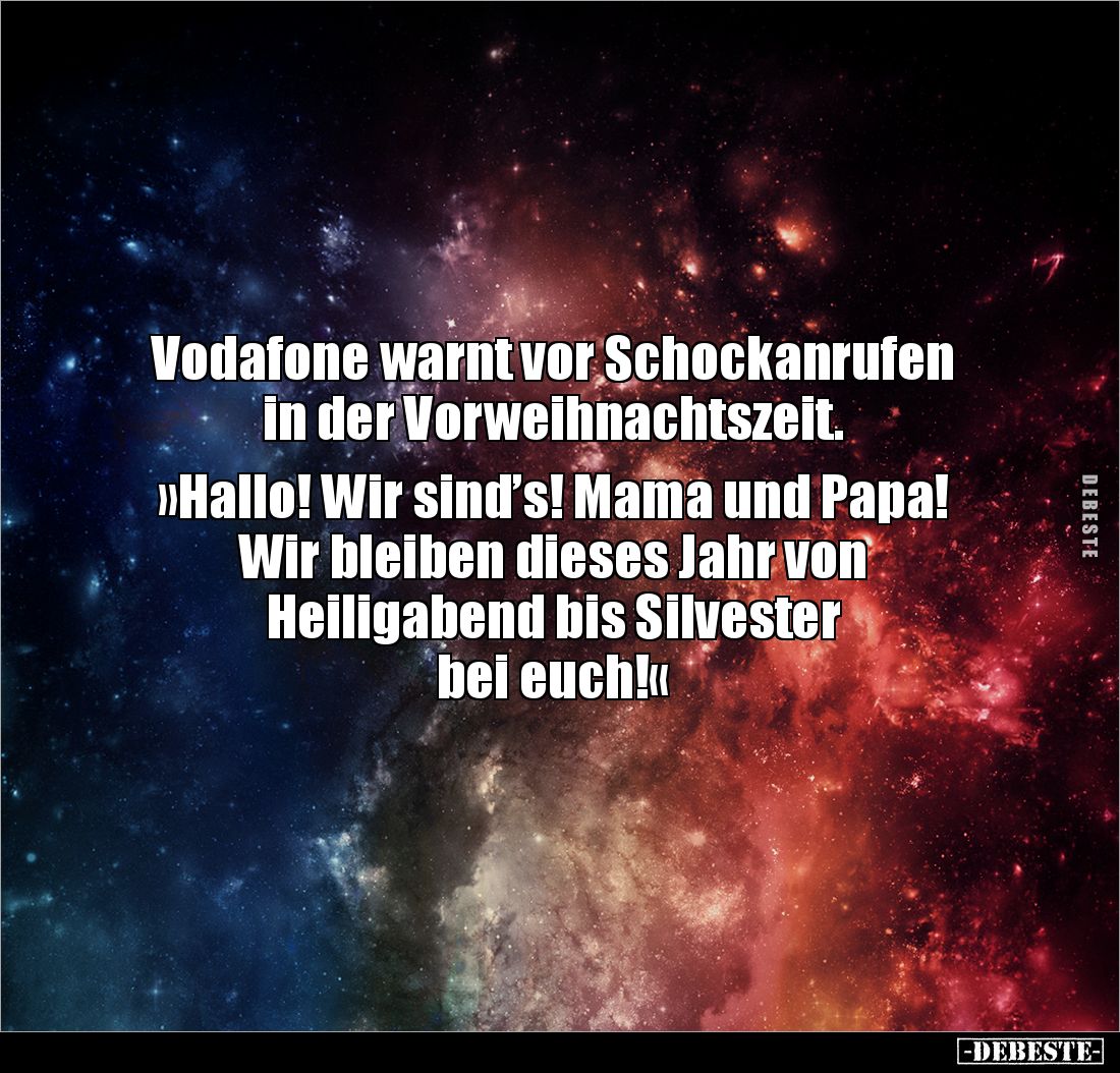 Vodafone warnt vor Schockanrufen..