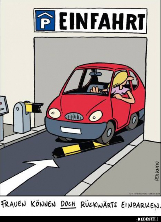 Frauen können doch rückwärts einparken... - Lustige Bilder | DEBESTE.de