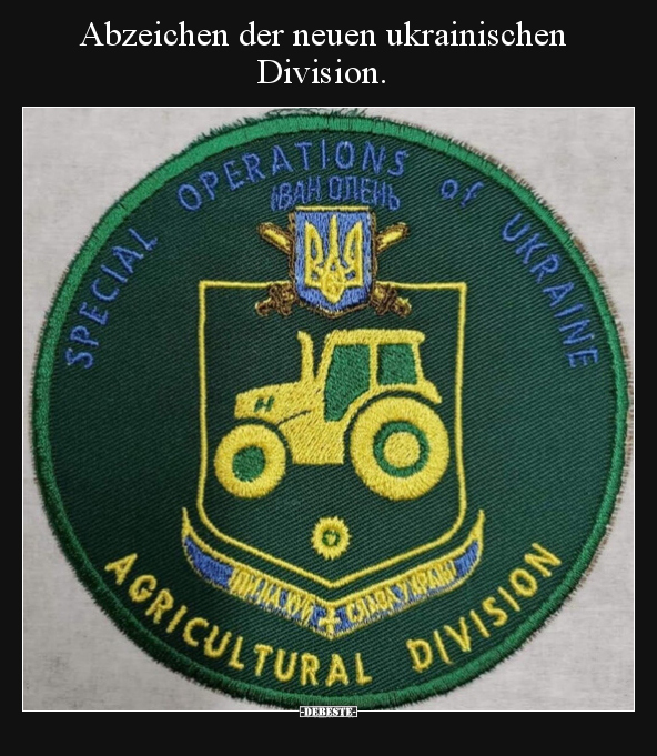 Abzeichen der neuen ukrainischen Division... - Lustige Bilder | DEBESTE.de