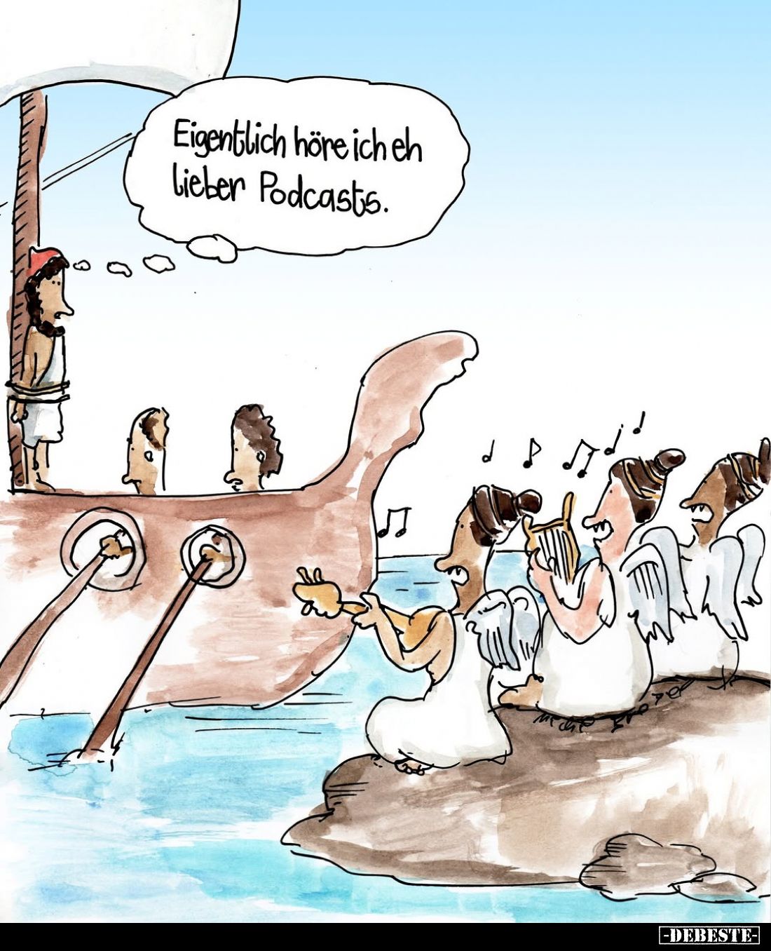 Eigentlich höre ich eh Lieber Podcasts.