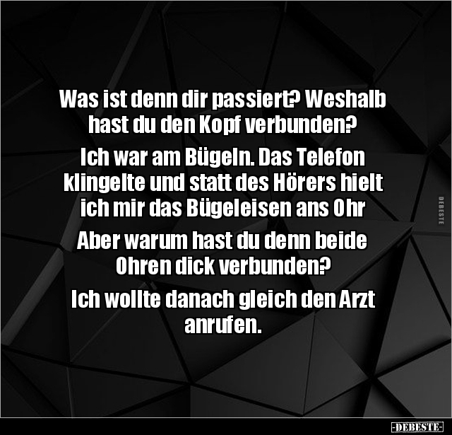 Was ist denn dir passiert?.. - Lustige Bilder | DEBESTE.de