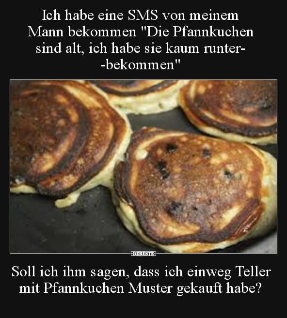 Ich habe eine SMS von meinem Mann bekommen..