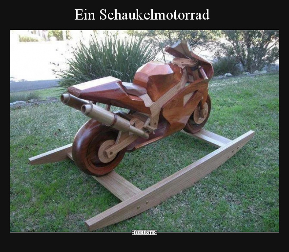 Ein Schaukelmotorrad.. - Lustige Bilder | DEBESTE.de