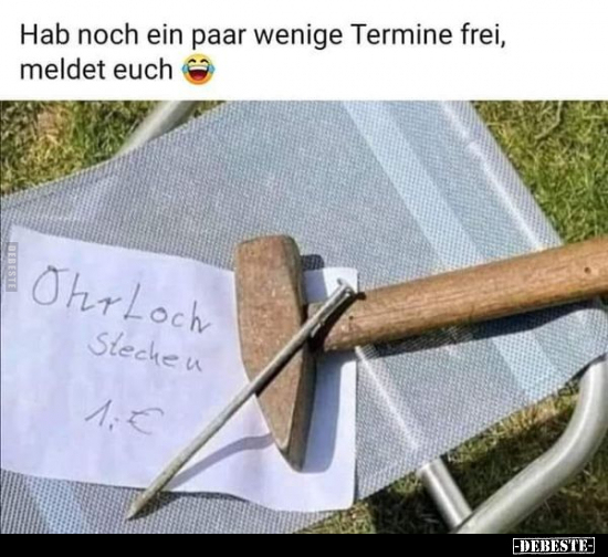 Hab noch ein paar wenige Termine frei, meldet euch