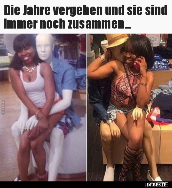 Die Jahre vergehen und sie sind immer noch zusammen...