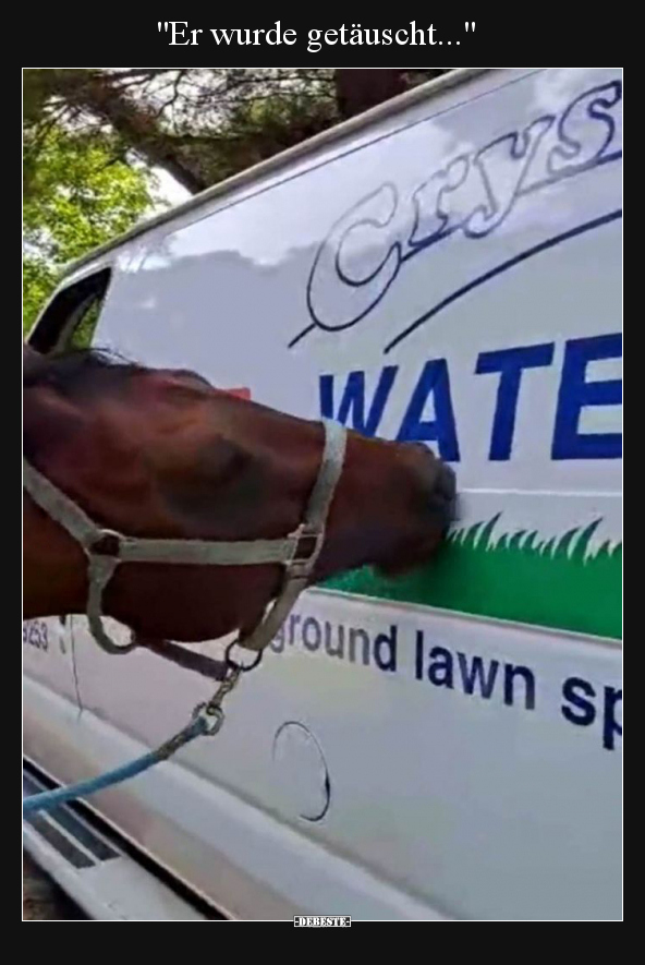 Er wurde getäuscht...