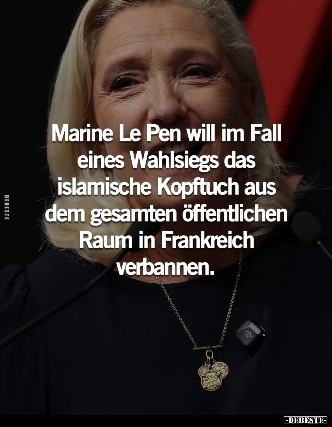 Marine Le Pen will im Fall eines Wahlsiegs... - Lustige Bilder | DEBESTE.de