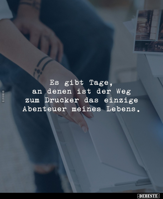 Es gibt Tage, an denen ist der Weg.. - Lustige Bilder | DEBESTE.de