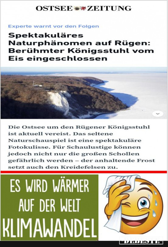 Klimawandel ist angekommen - Lustige Bilder | DEBESTE.de