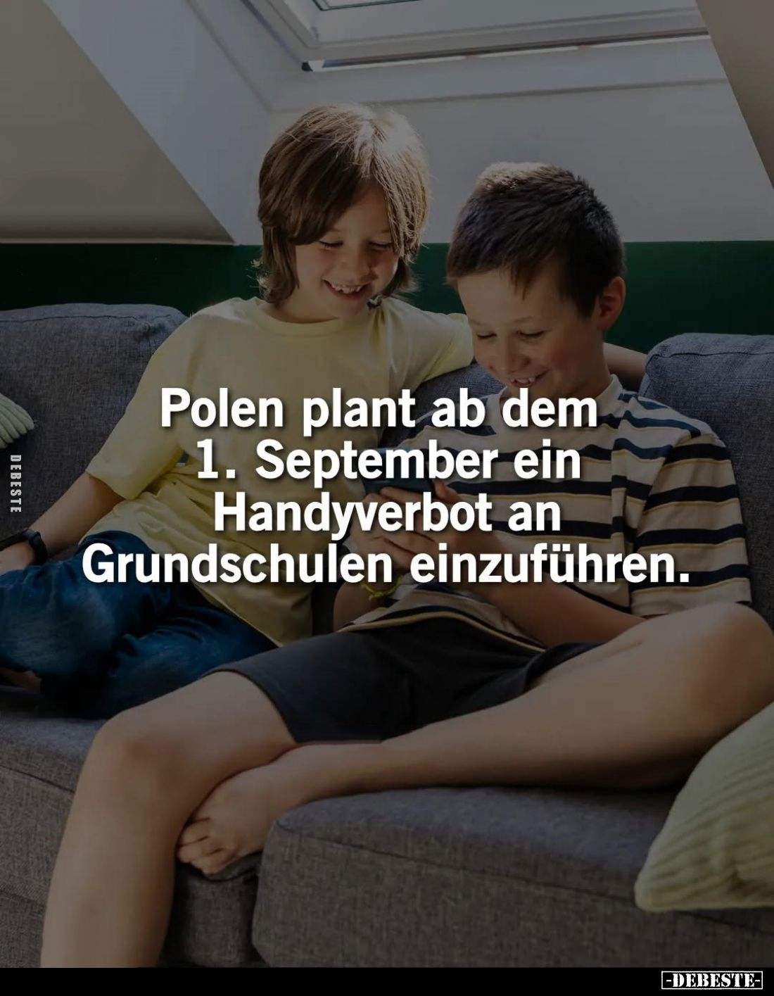 Polen plant ab dem 1. September ein Handyverbot an Grundschulen einzuführen.