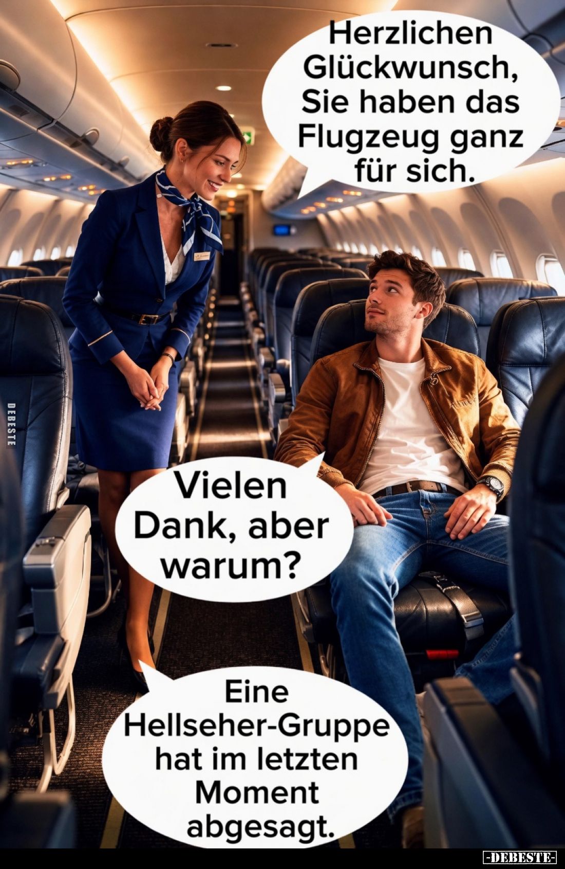 Herzlichen Glückwunsch, Sie haben das Flugzeug.. - Lustige Bilder | DEBESTE.de