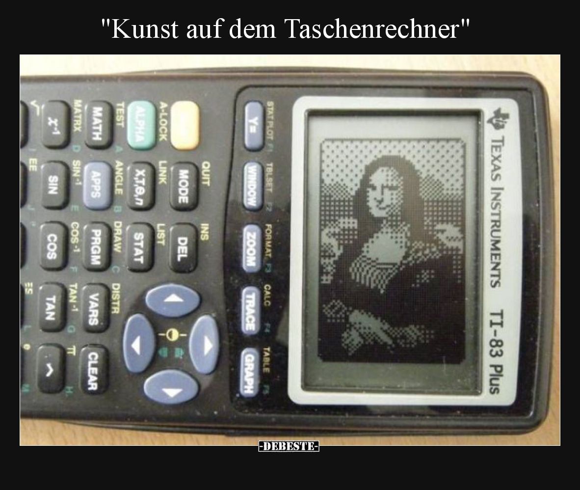 Kunst auf dem Taschenrechner