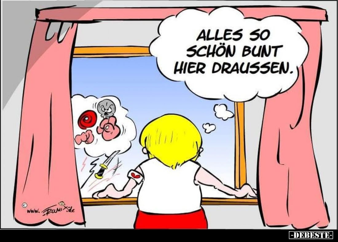 Alles so schön bunt hier draussen.