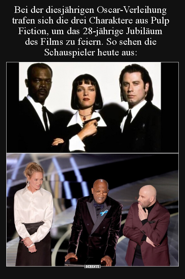 Bei der diesjährigen Oscar-Verleihung trafen sich die drei.. - Lustige Bilder | DEBESTE.de